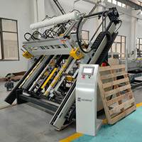 Machine automatique d'assemblage de palettes en bois Euro Stringer Machine d'empilage de clouage de palettes en bois