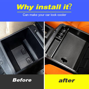 トヨタフォーチュナー収納ボックスカーアームレストセントラルコンテナホルダースタイリングインサートトレイケースオートアクセサリー15-16用Vtear - Product Image 3