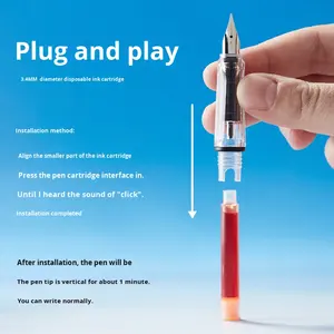 Set di 12 Ricariche per <span class=keywords><strong>Penna</strong></span> <span class=keywords><strong>a</strong></span> <span class=keywords><strong>Sfera</strong></span> Universale Non-Carbonica da 3,4mm, 12 Colori, <span class=keywords><strong>con</strong></span> <span class=keywords><strong>Cartuccia</strong></span> d'Inchiostro, per Studenti - Product Image 5