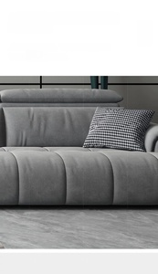 Nuevo sofá de tela estilo crema, sofá grande y pequeño para el hogar, sofá de terciopelo cepillado de fila recta, sofá noble tipo concubina. - Product Image 6