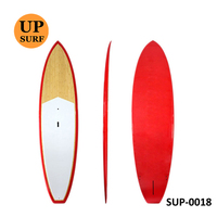 Planche de paddle en bambou, résine époxy et fibre de verre / planche de paddle à pagaie