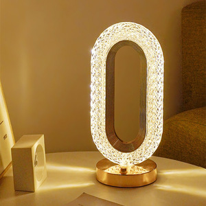 Cool Reflexed Roses Crystal Dia Mond Lámparas y decoraciones para el hogar Luces de dormitorio Control táctil Rose Crystal <span class=keywords><strong>MAGIC</strong></span> <span class=keywords><strong>Cristal</strong></span> Rgb t - Product Image 2