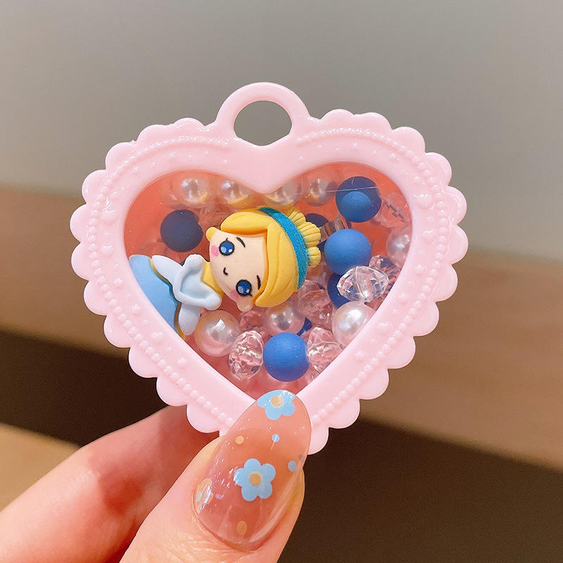 3 collier princesse robe bleue