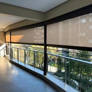 Store/rideau enrouleur coupe-vent, imperméable, résistant aux UV, anti-vent, offrant une protection totale de la lumière <span class=keywords><strong>et</strong></span> de l'intimité pour patio, balcon, terrasse, <span class=keywords><strong>jardin</strong></span>, gazebo - Product Image 4