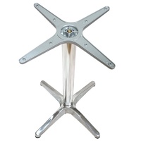Pied de table en aluminium moulé léger et antirouille, support de table portable anti-corrosion pour hôtels, cafés et bistrots