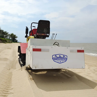 Nouvelle machine de nettoyage de sable tractée par tracteur hydraulique, à moteur diesel, pour la plage, modèle Handsomer 1000/LFX-100 7000/h