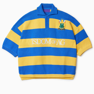 Los hombres de encargo de rayas finas Jacquard de punto <span class=keywords><strong>Club</strong></span> <span class=keywords><strong>Polo</strong></span> suéter bordado estilo suéter - Product Image 4