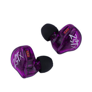 Écouteurs intra-auriculaires HIFI à double conducteur hybride <span class=keywords><strong>KZ</strong></span> <span class=keywords><strong>ZST</strong></span> X 1BA 1DD de qualité supérieure écouteurs intra-auriculaires filaires avec coussinet d'oreille souple - Product Image 2