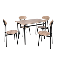 Meubles de restaurant en gros, ensemble table à manger et chaises en bois pour hôtels, écoles, fermes-divers modèles disponibles