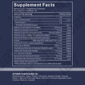 ויטמינים טבעוניים לגברים של JBY OEM ODM, תוסף תזונה בצורת סוכריות גומי למבוגרים, להגברת אנרגיה ובריאות כללית, נוסחה בהתאמה אישית, סיטונאי בכמויות גדולות - Product Image 2