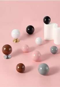 Hot Sale Round Brass Ceramic <strong>Cabinet</strong> <strong>Knob</strong> Colorful Drawer Pulls for Kids' Furniture - Product Image 2