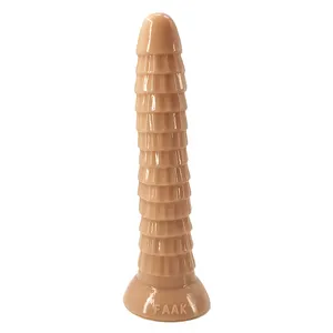 FAAK sokulabilen uzunluğu 24cm 9.5 "4.3 cm premium silikon yapay penis üretici pagoda yetişkin seks oyuncakları seks ürünleri için seks shop