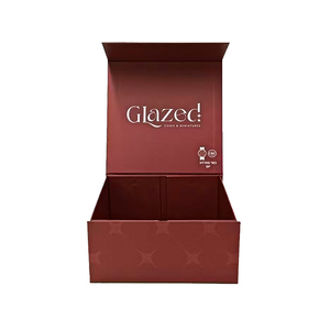 Premium Custom Logo Luxury Rigid Paper Cardboard <b>Black</b> Foldable Embossed Recycled Materials Empty Magnetic Closure <b>Gift</b> <b>Box</b> - Product Image 2