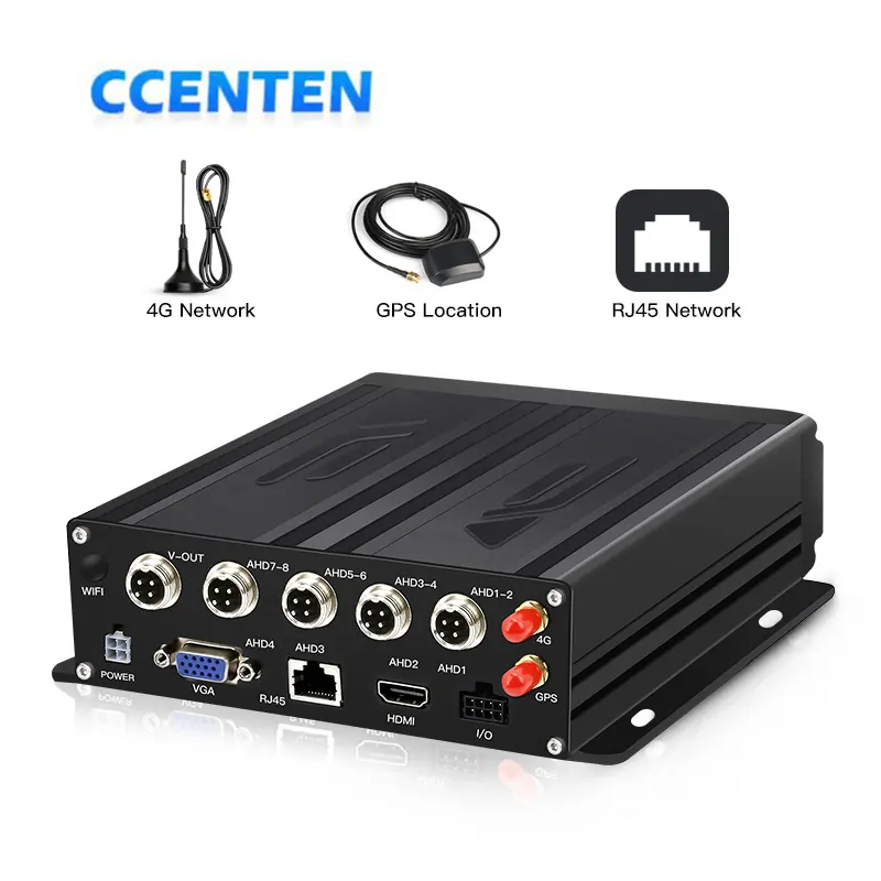 CCENTEN Manufacturer Vendor High Quality 4G GPS SDD Car Camera MDVR System HD 1080P for Heavy Vehicle