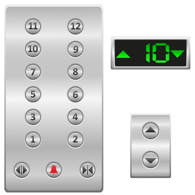 Wholesale Lift LOP Landing Operating Panel Elevator Operation Panel Elevator Control Panel LED Digital Floor Display