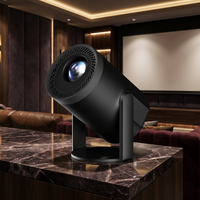 Projecteur LED intelligent portable JUNUO TURN1 personnalisable, prise en charge 4K, Android 14, 200 lumens ANSI, courte focale pour home cinéma