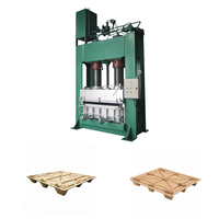 Vente flash - Ligne de production de machines à presser les palettes en bois automatiques / machine à fabriquer des palettes en bois