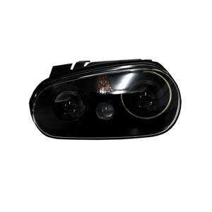 Fari a LED completi personalizzati per Volkswagen <span class=keywords><strong>Golf4</strong></span> 2002-2008 lampade anteriori con obiettivo per proiettore Bi-xeno con DRL - Product Image 3