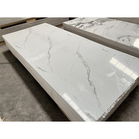 Panneaux de mur d'ardoise de carbone de feuilles de PVC de marbre à haut brillant de bon prix
