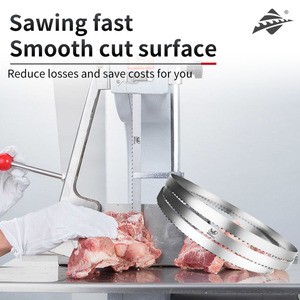 Hojas de Sierra de Cinta de Acero de Alta Velocidad de 1650 mm, Soldadas con Láser, Proceso de Prensado en Caliente, para Cortar Carne Congelada, Procesamiento de Huesos de Matadero - Product Image 2