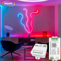 Contrôleur RF sans fil pour bande LED RGBW, variateur de lumière pour projets de rubans lumineux flexibles