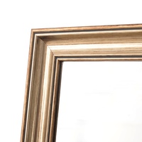 Miroir sur pied de luxe antique avec cadre doré, miroir de dressing vintage pleine longueur pour chambre à coucher, salon, décoration intérieure