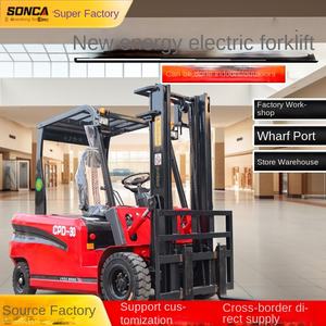 Montacargas Eléctrico Hidráulico de Nueva Energía Songjia, Apilador Pequeño de Cuatro Ruedas con Garantía de Más de 5 Años y Velocidad de 40 km/h - Product Image 3