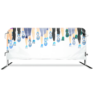 Tissu Barricade Barrière <span class=keywords><strong>Veste</strong></span> Couvre Événement Marque Grand Format Bannières Concert Contrôle Foule Barrière Couverture - Product Image 1