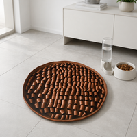 Tapis d'entraînement olfactif pour animaux de compagnie, design tunnel, en nylon, moderne et simple, tapis de puzzle à alimentation lente pour chiens et chats, anti-ennui