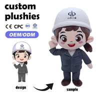 Poupée Anime Douce Personnalisée, Personnage Humain, Jouet en Peluche pour Filles, Peluches Personnalisées