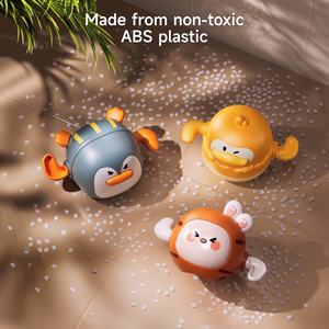 Tumama Kids Water Play Toys Bañera <span class=keywords><strong>3</strong></span> PCS Funny Sea Animal Wind up Swimming Toys Set Baby Bath Toys para niños pequeños 8 <span class=keywords><strong>meses</strong></span> - Product Image 4