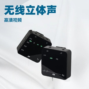 K63 <b>Wireless</b> Lavalier <b>Microphone</b> 2.4G <b>Bluetooth</b> Reverb Noise Reduction For Live Streaming Video Recording - Product Image 4