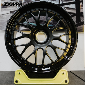 ZXMM 2 pièces 19 20 21 22 24 26 pouces 5*114.3 5*120 jantes forgées noires brillantes de luxe 458 990 pour RS3 RS4 Classe G <span class=keywords><strong>Maclaren</strong></span> 570 720 - Product Image 1