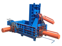 Machine automatique de compactage horizontal hydraulique motorisée pour la gestion des déchets de véhicules