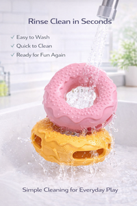Juguete para Perros con Forma de Donut y Dispensador de Golosinas, con Logotipo Personalizado, para el Cuidado Dental, Exhibición en Tiendas de Mascotas - Product Image 3