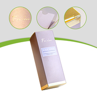Caja de Papel Plegable Personalizada de Alta Gama, Ecológica y Biodegradable para Suero Cosmético y Crema Facial, con Laminado Mate y Forro de Esponja