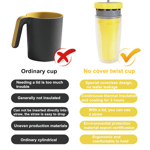 Cốc Uống Nước Xoắn Không Tràn Không Nắp 10Oz Cốc Sippy Cốc Học Sinh Nam Nữ Xách Tay Trẻ Em Có Ống Hút Nắp Khóa Xoắn - Product Image 2