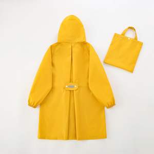 Vêtement de <span class=keywords><strong>pluie</strong></span> pour enfants écologique, imperméable, en polyester taffetas, revêtement en PU, veste légère, imperméable, housse de <span class=keywords><strong>pluie</strong></span> - Product Image 4