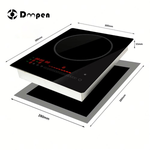 เตาแม่เหล็กไฟฟ้าแบบพกพา H-one หัวเดียว พร้อมหน้าเตาเซรามิกสีดำ รองรับ OEM ODM - Product Image 1