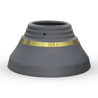 Manteau de concassage en fonte à haute teneur en chrome Mn18Cr2 pour concasseur à cône Nordberg HP400, pièces d'usure pour l'exploitation minière, marque TX