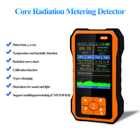 Contador Geiger, Monitor Portátil de Radiación Nuclear, Detector de Rayos Beta, Gamma y X, Medidor de Temperatura y Humedad, Alarma de Sonido y Luz, Tipo-C