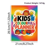 Bunter Spiral-Geschenk-Tagesplaner für Kinder