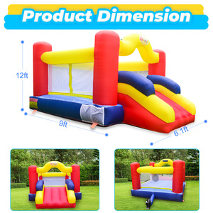 <span class=keywords><strong>Mini</strong></span> château <span class=keywords><strong>gonflable</strong></span> intérieur/extérieur usine en gros fête d'enfants jouer à la maison avec toboggan trampoline Bounce House - Product Image 3