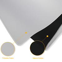 Tapis de jeu blanc en caoutchouc Yugioh avec bords cousus, bonne qualité, tapis de souris vierge personnalisé pour la sublimation
