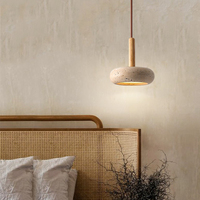 Lampe suspendue LED de style moderne en pierre, nouvelle conception, pour la décoration de la maison, de l'hôtel et de la salle à manger, fabriquée sur mesure