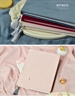 Agenda de mariage A5 2026, carnet de notes en velours à couverture rigide pour fiançailles, anniversaire, fête