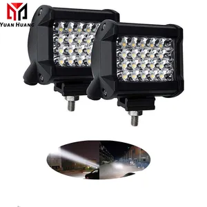 4Inch 72W LED Spotlight Nhẹ Lũ Lụt Phụ Kiện 72W LED Làm Việc Ánh Sáng Xe Tải Thuyền Máy Kéo Đèn Pha Roof Top Bumper Xe LED Làm Việc Ánh Sáng