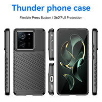 Casing Belakang Ponsel Anti Benturan TPU untuk Redmi K60 ultra, Casing Ponsel Fashion, Casing Ponsel Thunder untuk Mi 13T 13T Pro