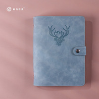 Livraison rapide fournitures scolaires personnalisées A5 en cuir PU couverture souple planificateur business campus plan cahier