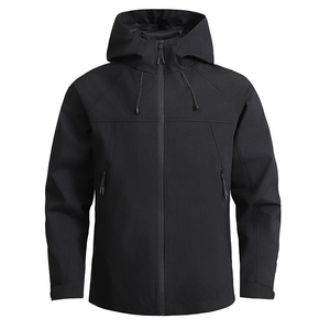 Business Gift Mens Windbreaker Custom Logo Waterproof Hooded Coat For Events Resorts And Staff Windbreaker <b>Jacket</b> - Product Image 5